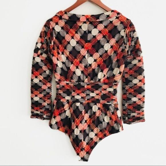 Junya Watanabe Commes De Garçon Woven Wool Mohair Bodysuit Sz Small RARE Runway - Picture 1 of 12